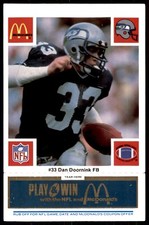 1986 McDonald's All-Star Team Full Game Pieces Unscratched Blue Dan Doornink