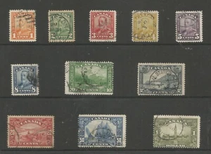 CANADÁ SG275-85 el 1928-9 GV conjunto de 11 gato usado fino £200 - Imagen 1 de 1