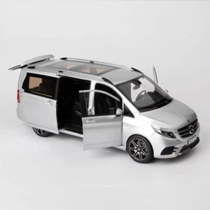 1/18 Benz Viano Clase V V V260 MPV Metal Diecast Modelo Coche Juguete Colección Plateado - Imagen 1 de 11