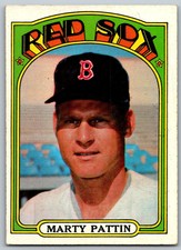 1972 Topps #144 Marty Pattin    Boston Red Sox