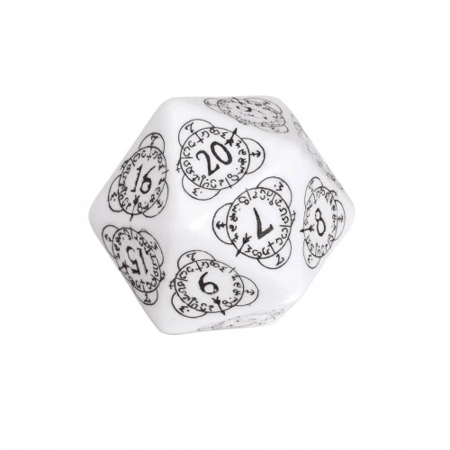 Juego De Cartas - Contador De Niveles - 1 Pieza - W20 - Blanco Y Negro - Imagen 1 de 1