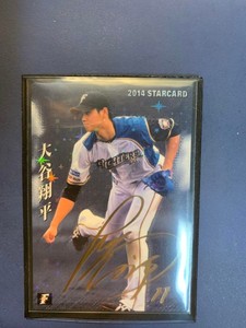 Shohei Ohtani Calbee 2014 S-12 Baseball Card Nippon Ham Fighters Gold foil