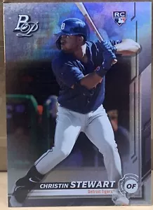 2019 Bowman Platinum #90 Christin Stewart Ice Near Mint or Better - Picture 1 of 2