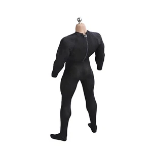 1:6 Schwarz Enger Stretch Body Turnanzug für 12" Muskulöser Body Phicen M35 -US - Bild 1 von 10