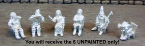 28mm UnPainted Seated Tavern Patrons - Works with Dwarven Forge & DnD D&D - Picture 1 of 3