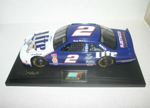 1997 Revell Miller Lite Nascar #2 Rusty Wallace Die-Cast 1:18 w/Display Base - Picture 1 of 9