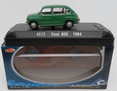 Die Cast Solido Made IN France Seat 800 Green 1964 1/43 IN Box #4572 Foto 1 de 4