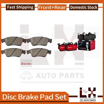 Pastilla de freno delantera trasera Brembo 8 compatible con Infiniti G37 2011 2014-2015 Infiniti Q60 Foto 1 de 4