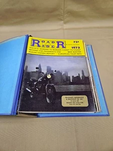 Full year 1972 Road Rider magazine 12 issues hardly used in binder Motorcycles - Picture 1 of 24