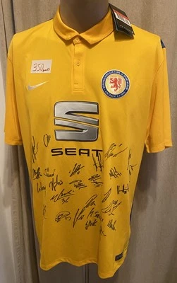 Eintracht Braunschweig Nike Heim Trikot 2015/16 "SEAT" + Handsigniert Gr.L Neu - Bild 1 von 4