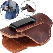 Tactical Leather Pistol Gun Holster Handgun Pouch Concealed Carry IWB Holster