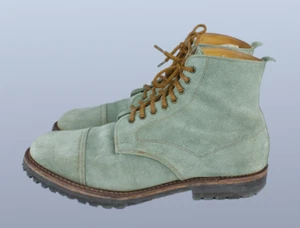 Joseph Cheaney Jess UK 4 Tundra Botas Derby de Gamuza Cerosa con Tapa Hechas en Inglaterra - Imagen 1 de 23