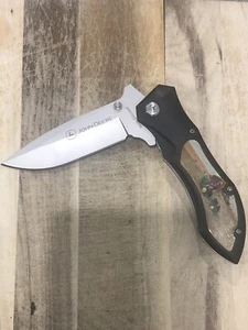 S&W SMITH WESSON COLLECTORS SERIES JOHN DEERE TRACTOR LOCKBACK SURVIVAL KNIFE EC - Picture 1 of 14