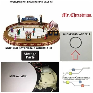Mr. Christmas World's Fair Skating Rink DRIVE BELT PART - Picture 1 of 2