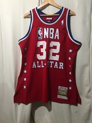 Camiseta Mitchell & Ness Auténtica Magic Johnson NBA All Star 1988 M&N Lakers Nueva con Etiquetas Foto 1 de 4