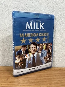 Milk (Blu-Ray, 2009) Sean Penn Emile Hirsch Josh Brolin James Franco SEE PICS! - Picture 1 of 8