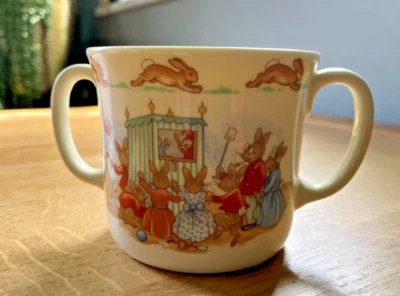 Royal Doulton Bunnykins Two Handled Mug to celebrate Prince William's Birth 1982 - Image 1 of 4