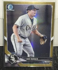 2018 Bowman Chrome Prospects Gold Refractor /50 Jake Burger #BCP37 White Sox