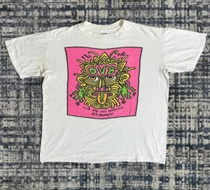 Vintage 1987 Keith Haring Club DV8 San Francisco T Shirt L Andy Warhol Pop Shop - Picture 1 of 5