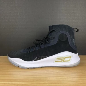 SZ 13 | Under Armour Curry 4 More Dime Basketball Shoes Black Gold 1298306-001 - Picture 1 of 10