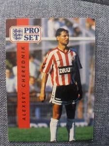 Pro Set English Football Cards 1990/91 Error Card - 204 Alexsey Cherednik - Picture 1 of 1
