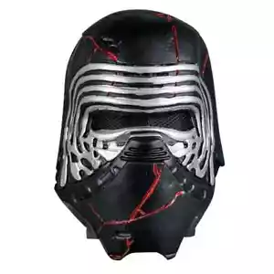 Máscara de Kylo Ren de Star Wars Disfraz de disfraces Halloween Casco de látex Mascarada utilería - Imagen 1 de 2