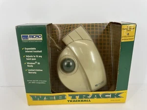 Web Track Trackball Mouse Micro Innovations Model STK3000 Wired Vintage 1997 - Picture 1 of 7