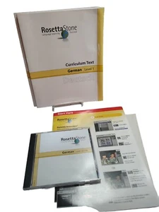 Rosetta Stone German Level 1 &2 Books, CDs Language Learning System - Picture 1 of 9