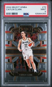 Panini Select WNBA #72 2024 Caitlin Clark Rookie RC PSA 9 - Imagen 1 de 2