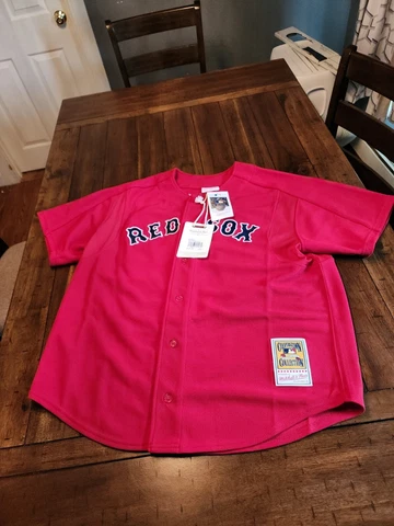 David Ortiz #34 Boston Red Sox Jersey Mitchell & Ness Men's Size X-Large XL $130 Cover
