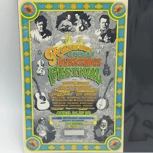 GOLDEN STATE COUNTRY BLUEGRASS FESTIVAL SAN RAFAEL CALIFORNIA FLYER HANDBILL - Picture 1 of 5