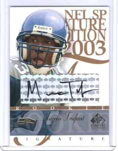 2003 SP Signature Edition Rookie Autograph #MT Marcus Trufant RC - Picture 1 of 2