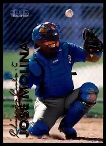 1999 Fleer Tradition Update Jose Molina Rookie Chicago Cubs #U-99 - Picture 1 of 2