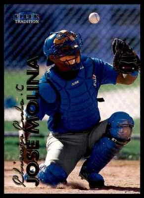 1999 Fleer Tradition Update Jose Molina Rookie Chicago Cubs #U-99 - Image 1 of 2