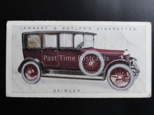 No.13 DAIMLER - Motor Cars - A Series (Green Back) by Lambert & Butler 1922
