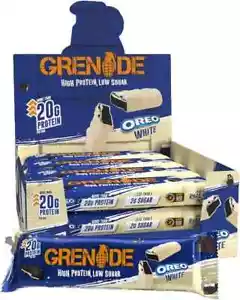Grenade Oreo High Protein Low Sugar Bars | White Chocolate | Pack of 12 x 60g - Picture 1 of 7