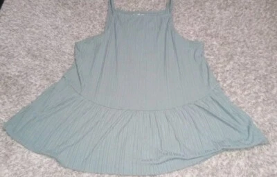 Women's Maurices Spaghetti Strap Top Size 1 XL Color Green Summer Comfortable... - Image 1 of 3