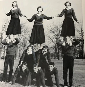 1954 Lenoir-Rhyne Univ College Yearbook Hickory NC HACAWA 1950s Fashions 50s LRU - Picture 1 of 8