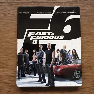 Fast & Furious 6 STEELBOOK DVD Blu-ray Extended Vin Diesel Paul Walker - Picture 1 of 4