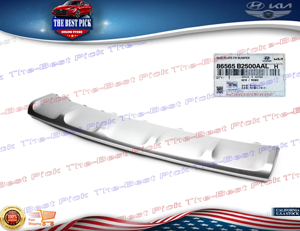 ⭐GENUINE⭐ Front Bumper Skid Plate for 2017-2019 Kia Soul BASE 86565B2500AAL - Image 1 of 1