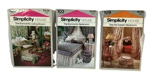 Vintage 1979 Simplicity House Sewing Pattern 101,102,109 Bedroom & Living Uncut - Picture 1 of 3