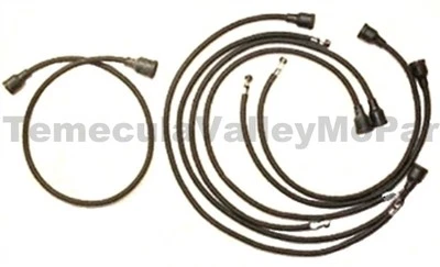 Lacquered Cotton Spark Plug Wires for 1933-1947 Plymouth - Dodge Trucks - Image 1 of 2
