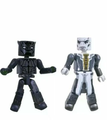 Marvel Minimates Toys R Us Avengers Infinity War Pantera Negra y Fauces de Ébano   Foto 1 de 2