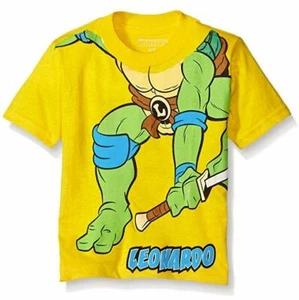 Nickelodeon Toddler Boy's Short Sleeve T-Shirt Shirts, Leonardo - Yellow - 2T - Picture 1 of 1