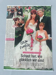 ANDREA BERG "Schlager" signed signiert Magazinseite 21x30 Autogramm autograph - Bild 1 von 1