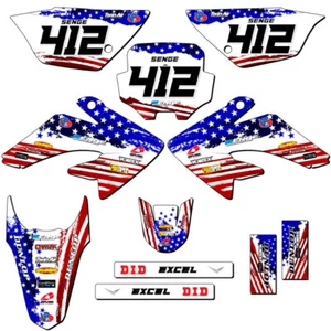 Kit de gráficos CRF 80 MERICA EE. UU. Senge 2011-2016 compatible con Honda - Imagen 1 de 10