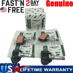 Brand New Set of Four (4) Genuine OEM Jaguar Land Rover Range Rover TPMS 433MHz - Picture 1 of 5