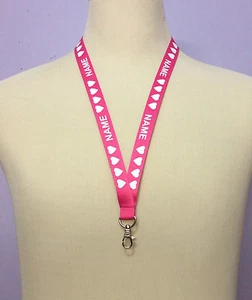 Valentines Day Personalised Lanyard Any Name Love Necklace Heart Marry Wedding - Picture 1 of 1