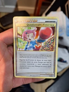 Questionnaire d’interview 79/95 Reverse Holo NM – French Trainer – Pokémon Card - Picture 1 of 1
