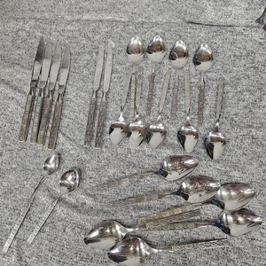 Juego de cubiertos de acero inoxidable vintage MCM Oneida CAPRI Distinction Deluxe HH 23 piezas - Imagen 1 de 8